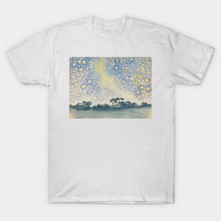 Landscape with Stars by Henri-Edmond Cross T-Shirt